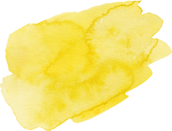 Yellow Watercolor Brush Strokes Textures